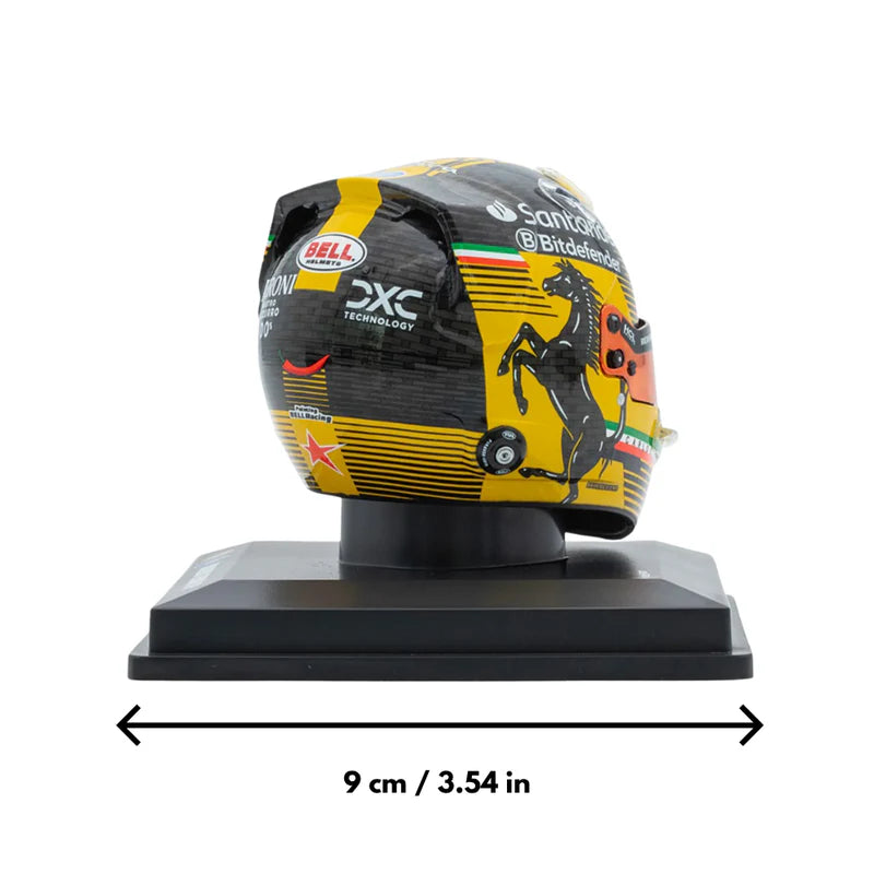 Mini Helmet Carlos Sainz GP Monza 2024 Escala 1/5