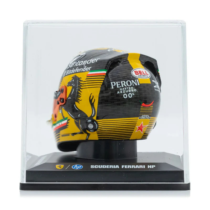 Mini Helmet Carlos Sainz GP Monza 2024 Escala 1/5