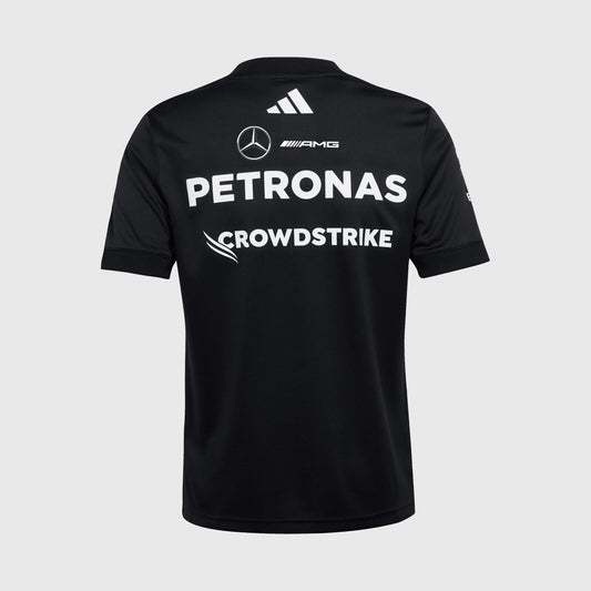 Playera de Aficionado Mercedes AMG Petronas Color Negro 2025