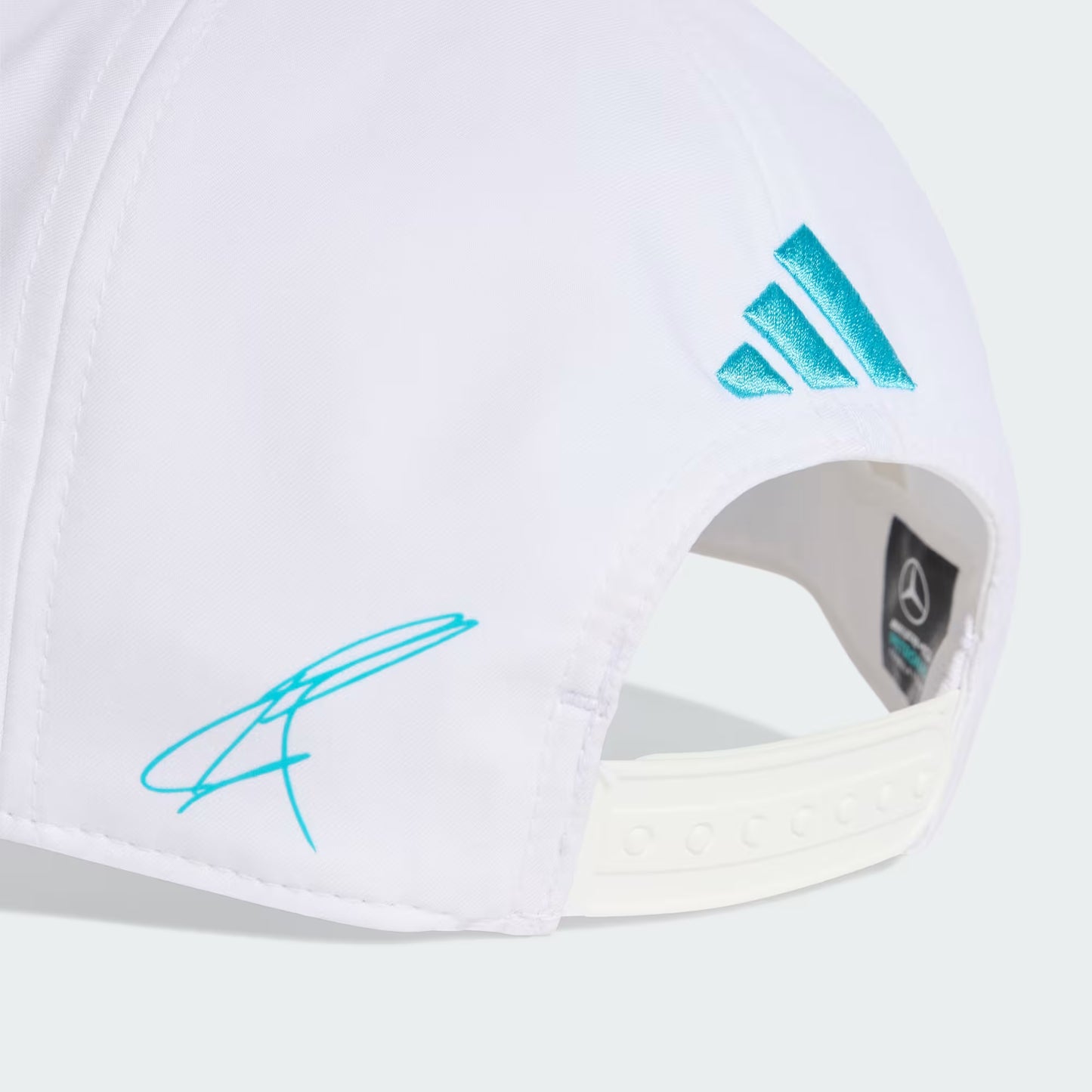 Gorra Mercedes Amg Petronas G Russell 63 Blanca 2026