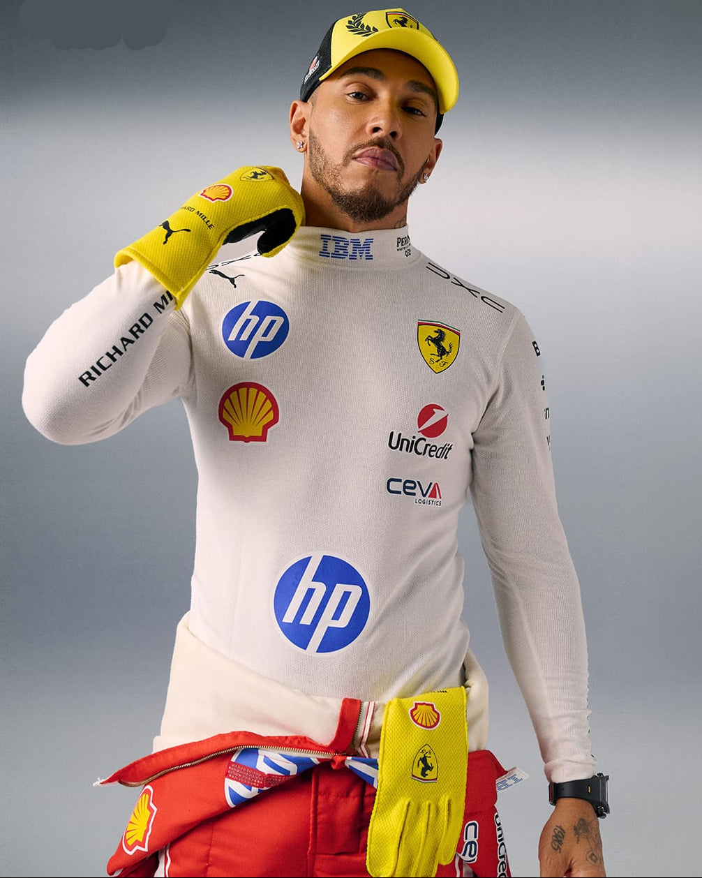 Gorra Ferrari Lewis Hamilton GP Silverstone 2026