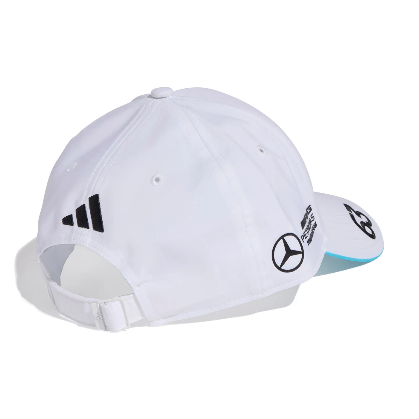 Gorra Mercedes Amg Petronas Blanca 2025 - George Russell -63