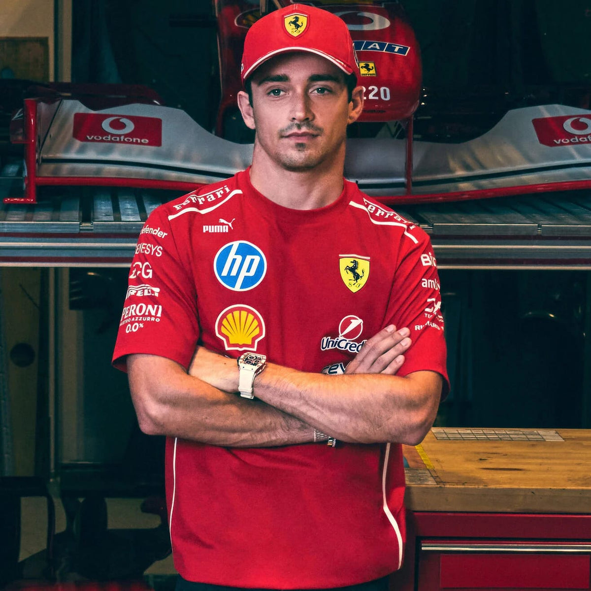 Playera Escudería Ferrari Edición GP Monza 2026
