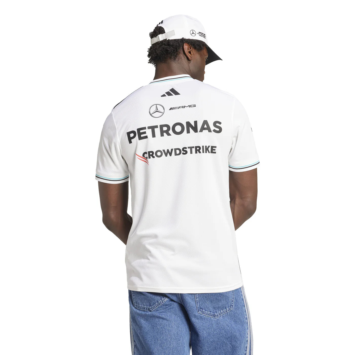 Playera Authentic Mercedes AMG Petronas Color Blanco 2025