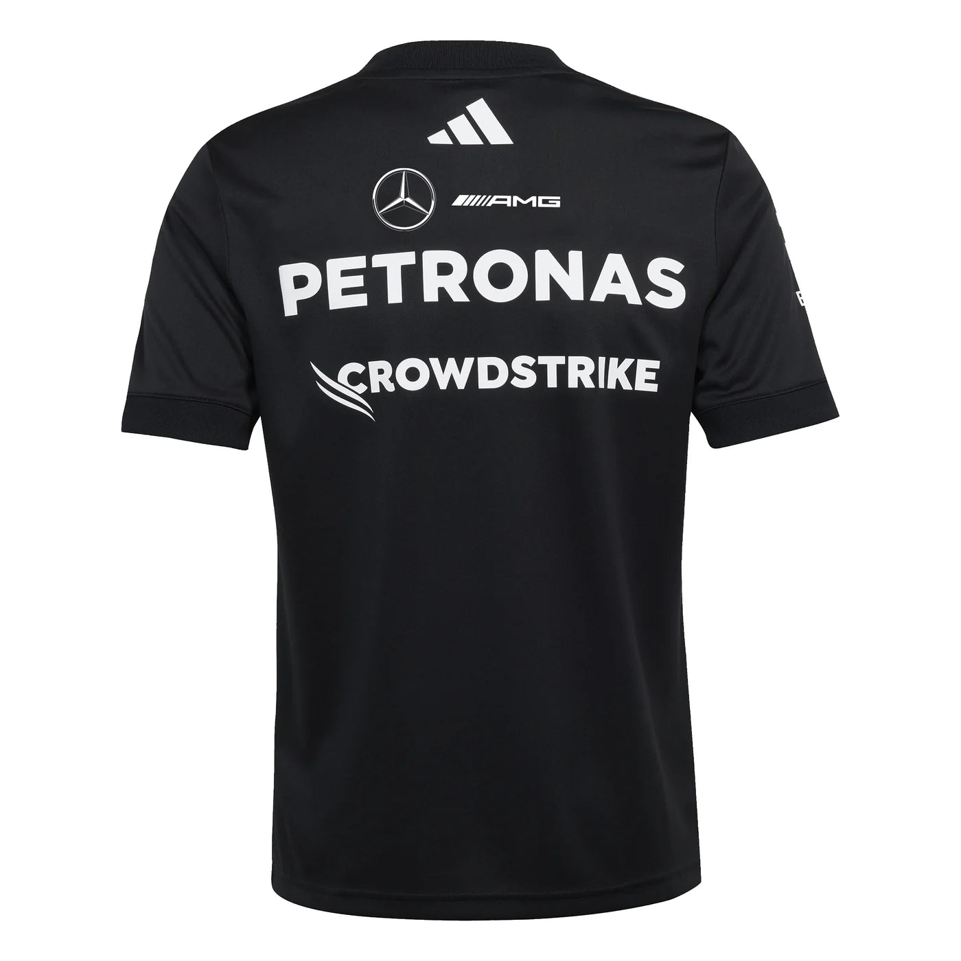Playera Infantil de Aficionado Mercedes AMG Petronas Color Negro 2025