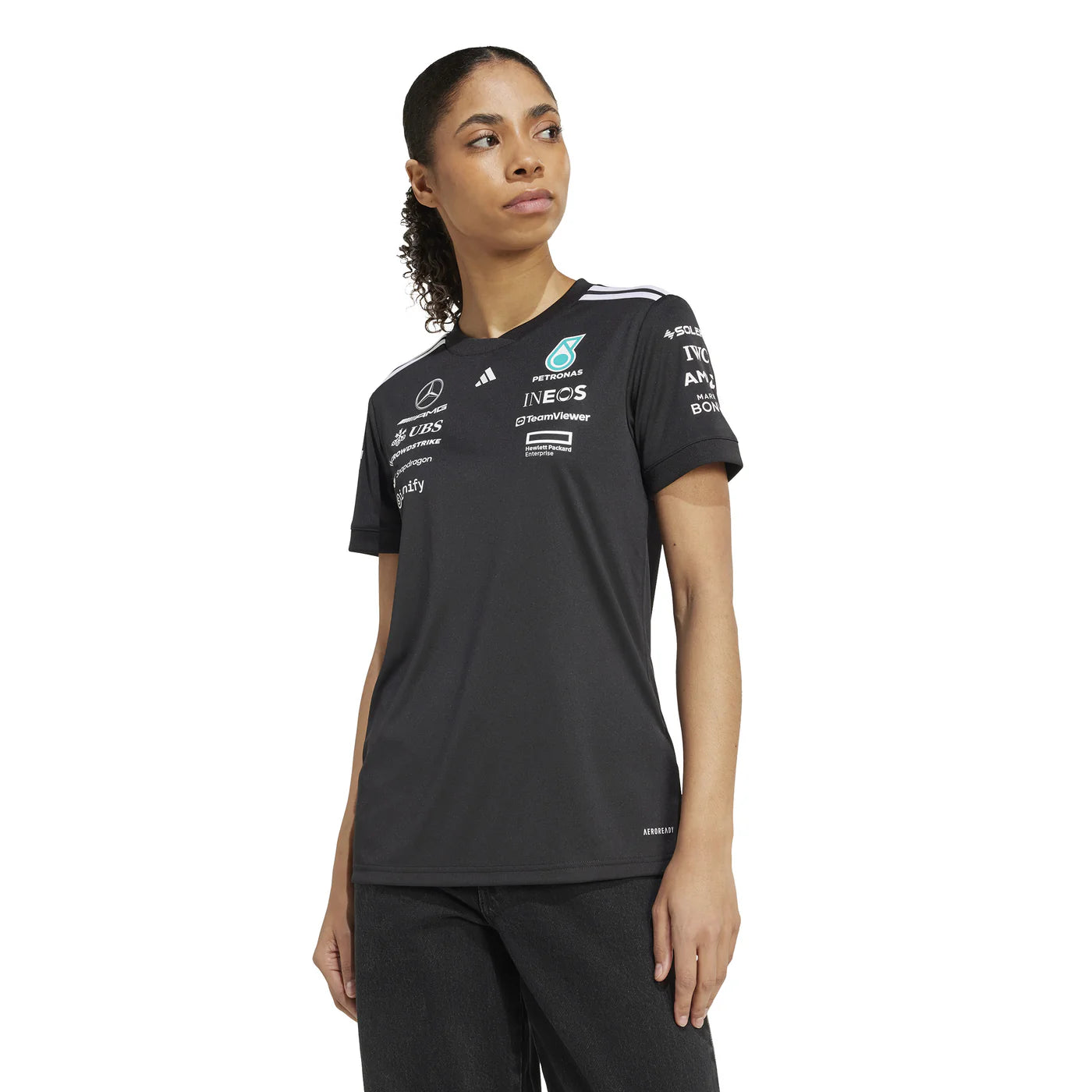 Playera para Dama Mercedes AMG Petronas Color Negro 2025