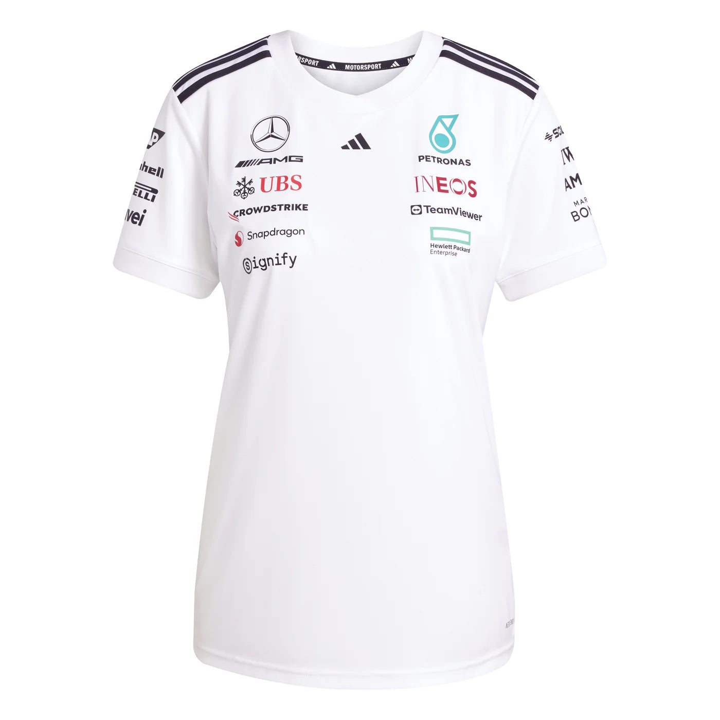 Playera para Dama Mercedes AMG Petronas Color Blanco 2025