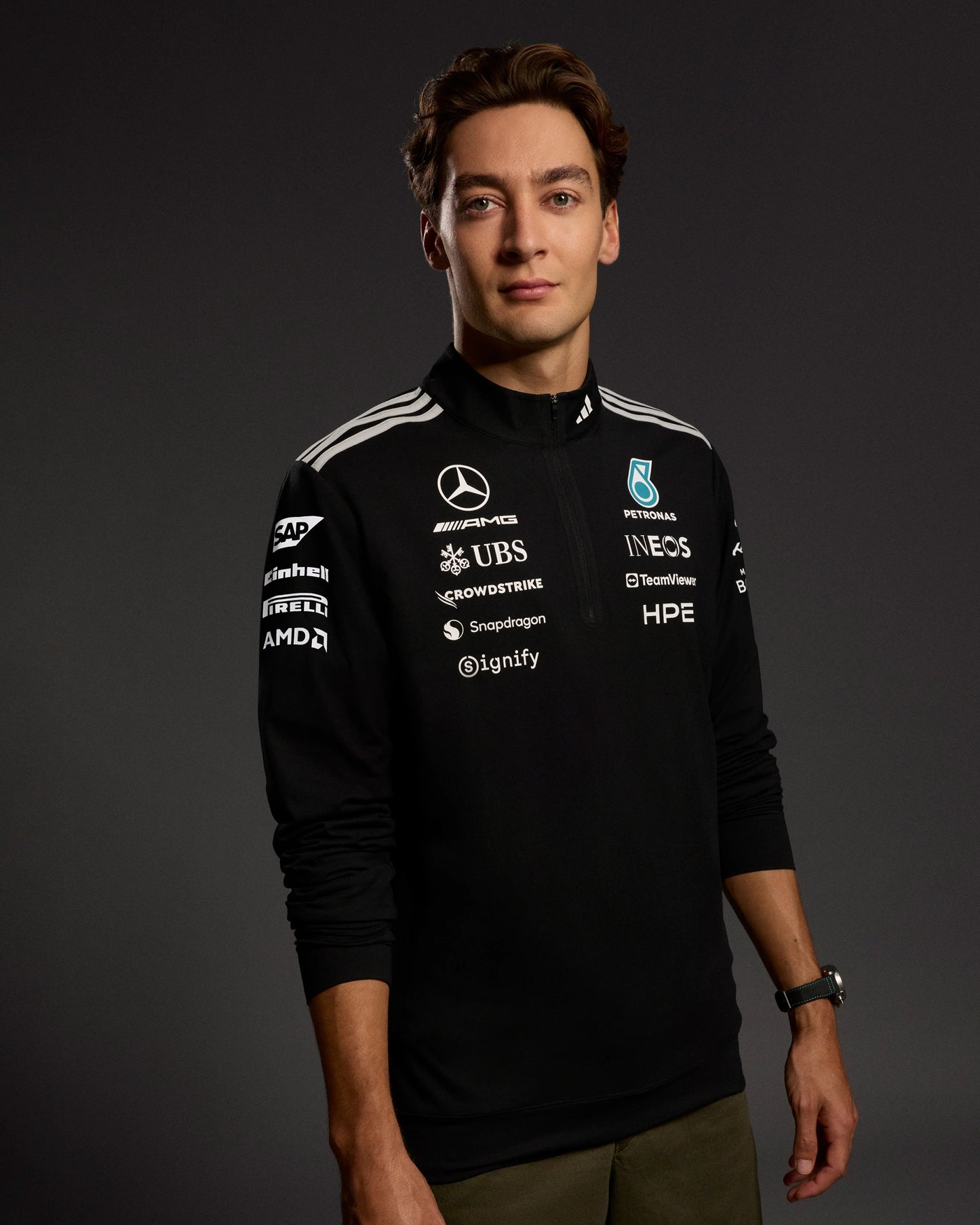 Sudadera 1/4 de Cierre Mercedes AMG 2026
