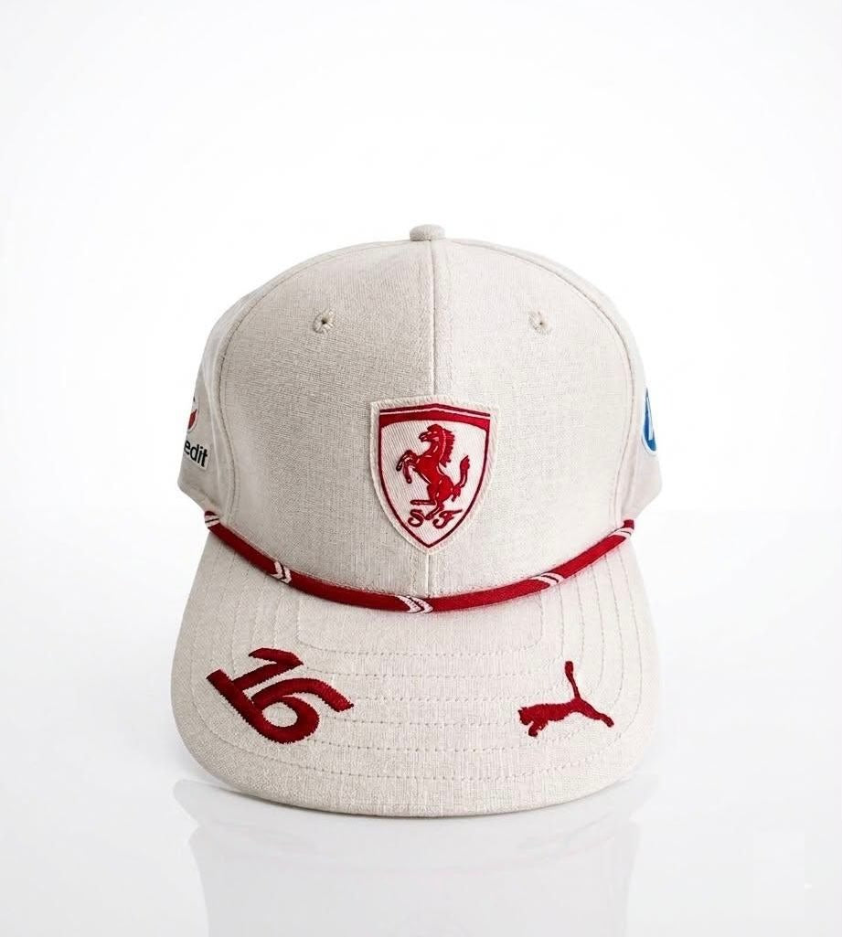 Gorra Ferrari - Charles Leclerc Mónaco 2026