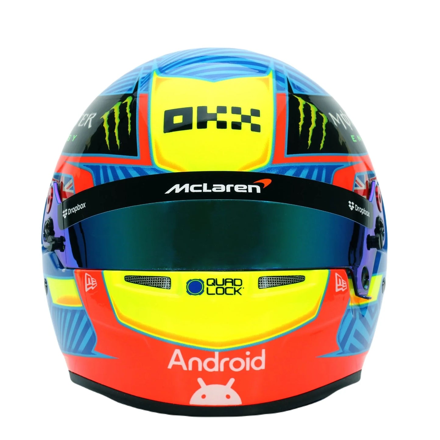 Mini Helmet Oscar Piastri 1:2 Escala - 2024 - Mclaren