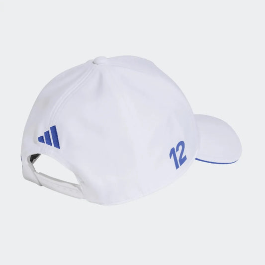 Gorra Mercedes Amg Petronas Kimi Antonelli 12 Blanca 2026