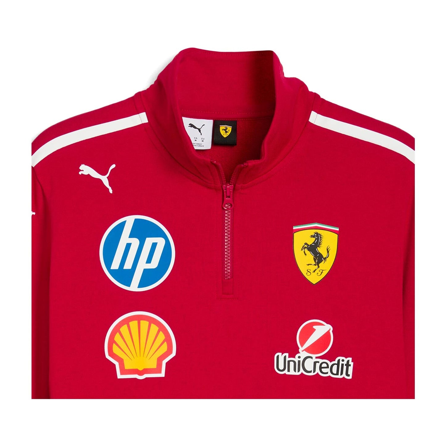 Sudadera 1/4 Cierre Ferrari 2025