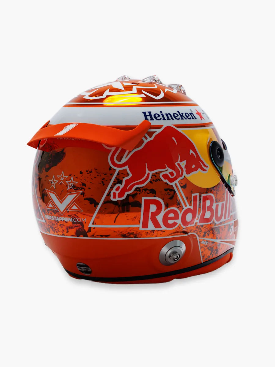 Mini Helmet Max Verstappen Orange 1/2