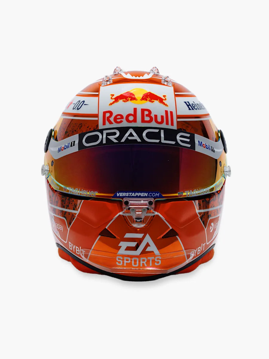 Mini Helmet Max Verstappen Orange 1/2