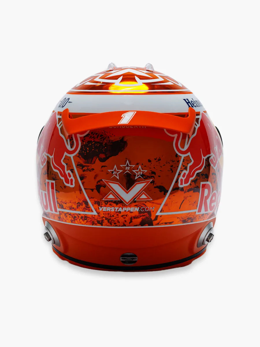 Mini Helmet Max Verstappen Orange 1/2