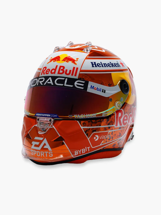 Mini Helmet Max Verstappen Orange 1/2