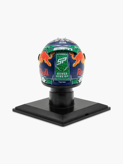 Mini Helmet Sergio Perez Gp Miami 2024 Escala 1/4