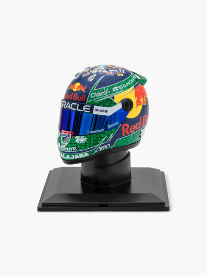 Mini Helmet Sergio Perez Gp Miami 2024 Escala 1/4