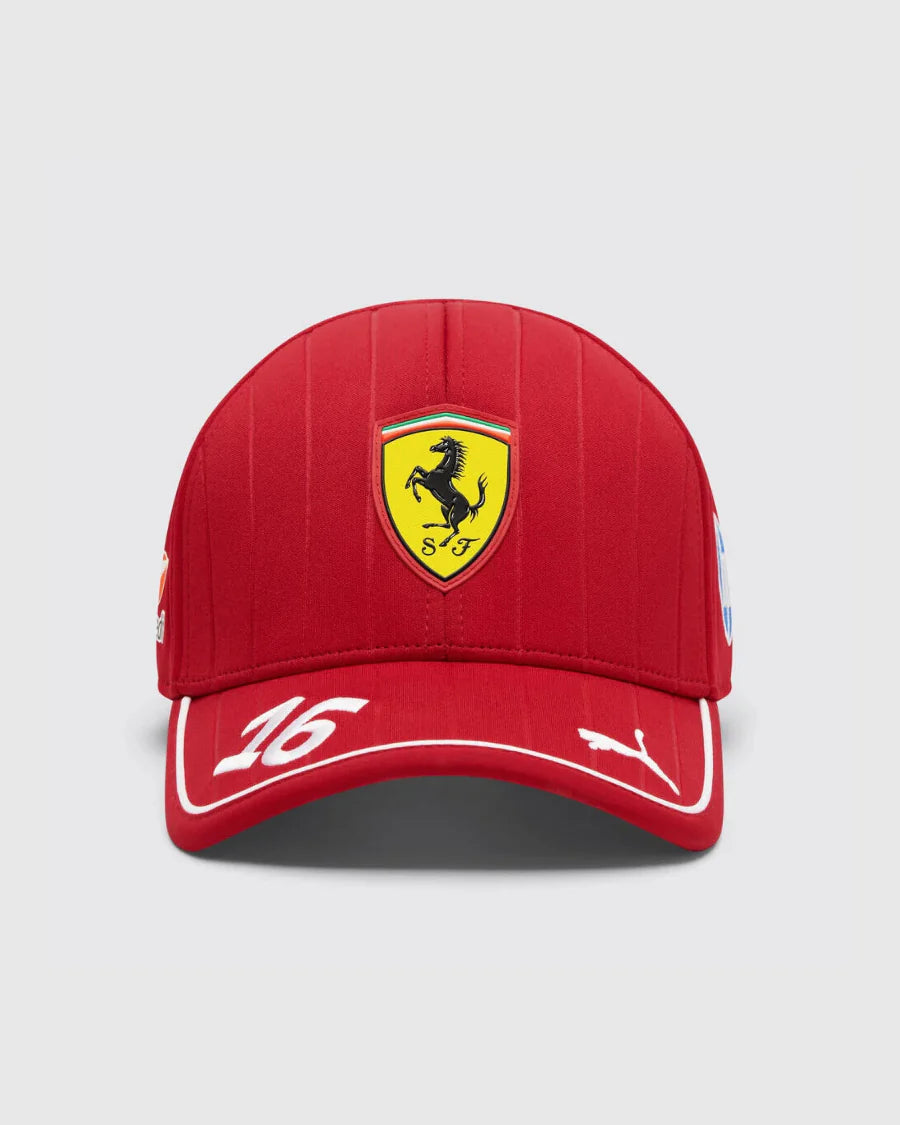 Gorra Ferrari Charles Leclerc 2025