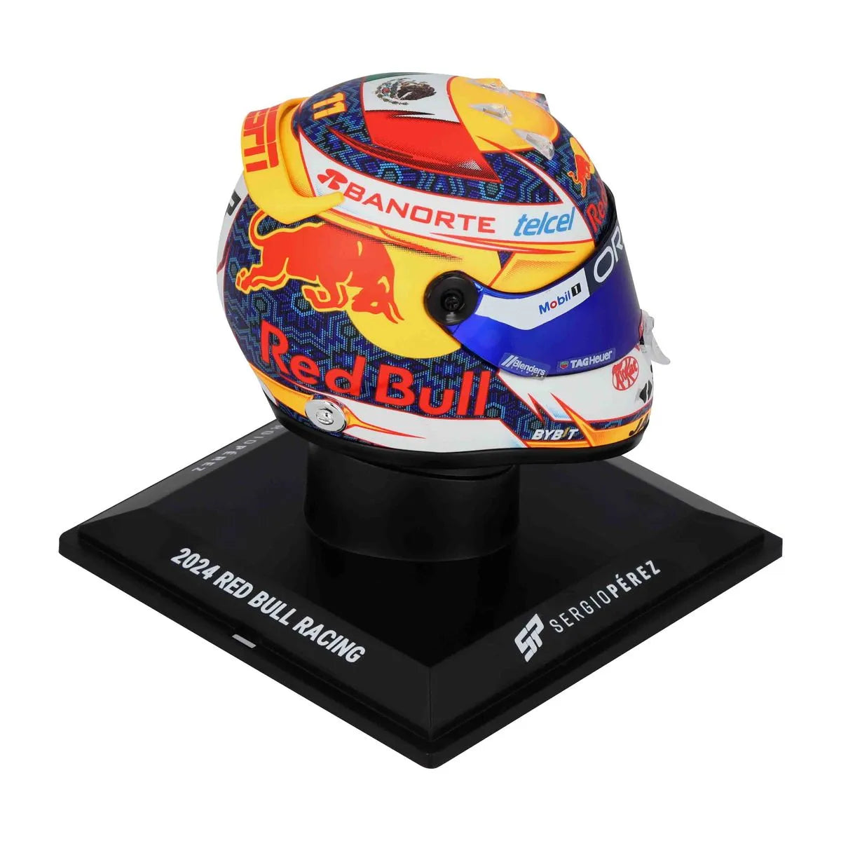 Mini Helmet Sergio Perez Temp 2024 Escala 1/4