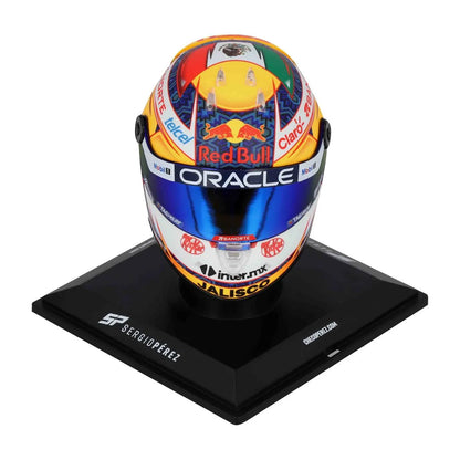 Mini Helmet Sergio Perez Temp 2024 Escala 1/4