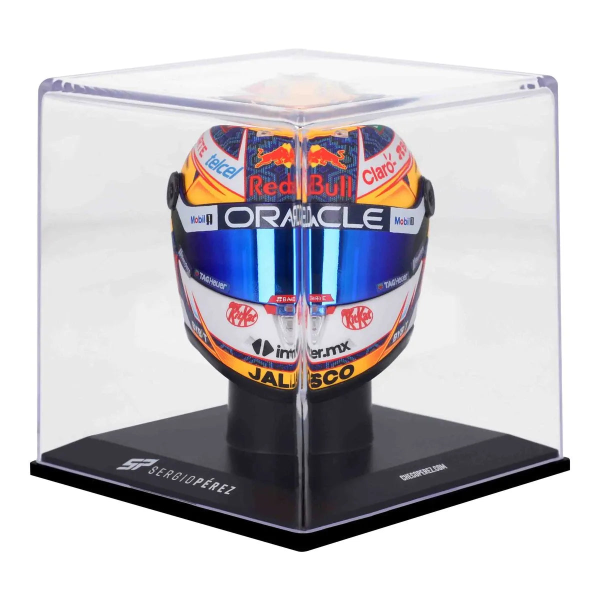 Mini Helmet Sergio Perez Temp 2024 Escala 1/4