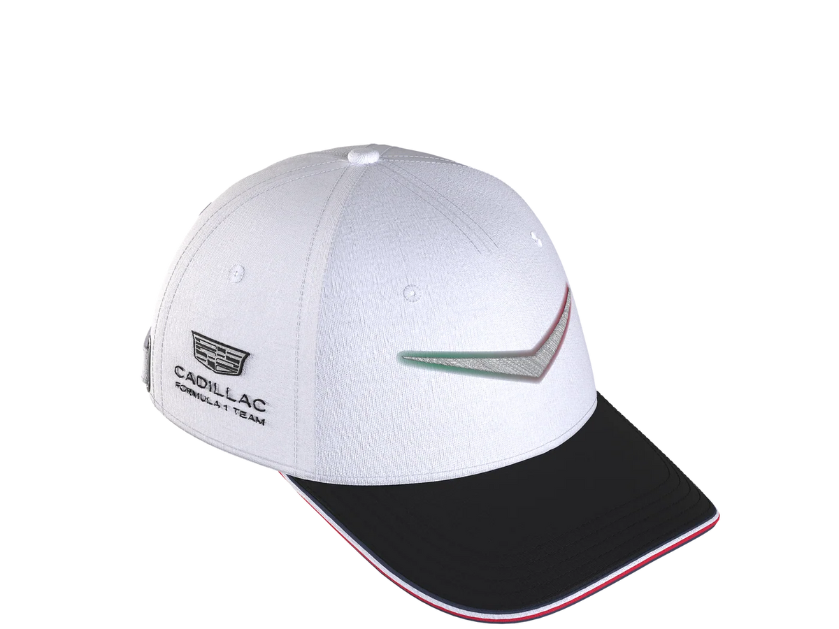Gorra Chevron Cadillac F1 Team Blanca GP México 2026 (Copia)