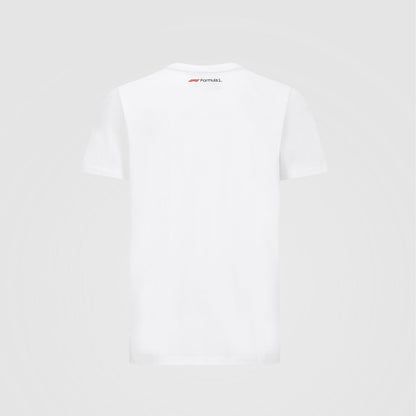 Playera H Formula 1 Blanco