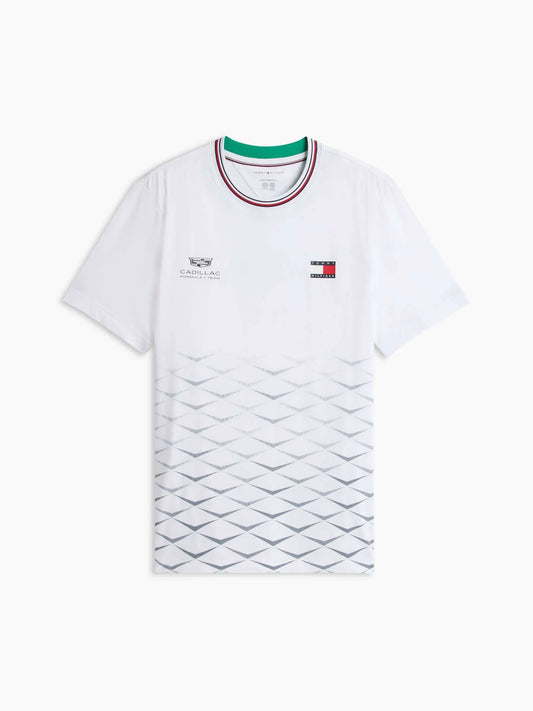 Playera Cadillac F1 Team Blanca Sergio Perez GP Mexico 2026