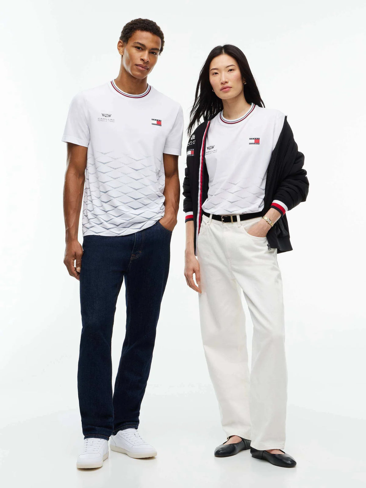 Playera Cadillac F1 Team Blanca Sergio Perez GP Mexico 2026