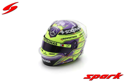 Mini Helmet Mercedes Amg Lewis Hamilton 2024 Escala1/4