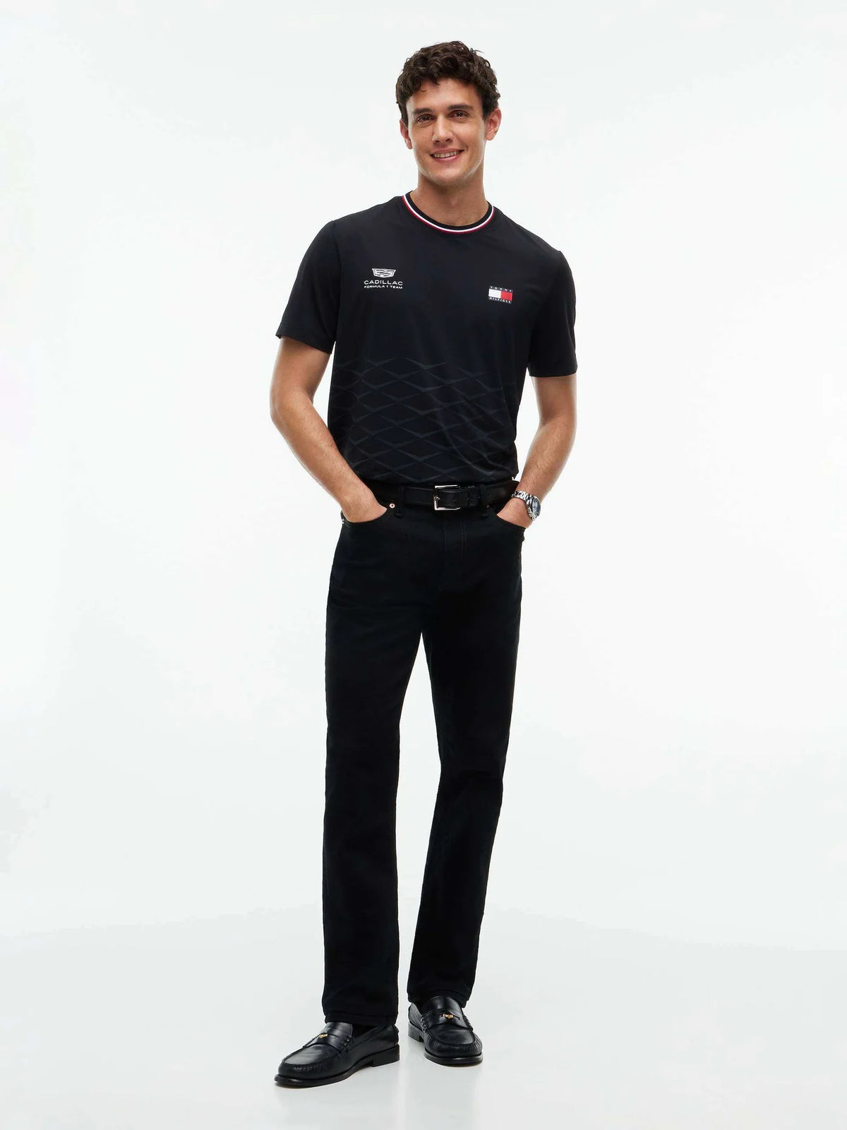 Playera Cadillac F1 Team Negra Sergio Perez GP Mexico 2026