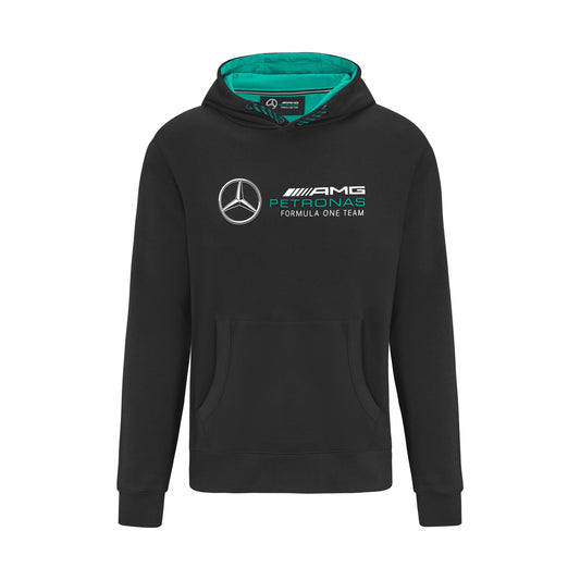 Sudadera Casual Mercedes Amg Negra Con Logo