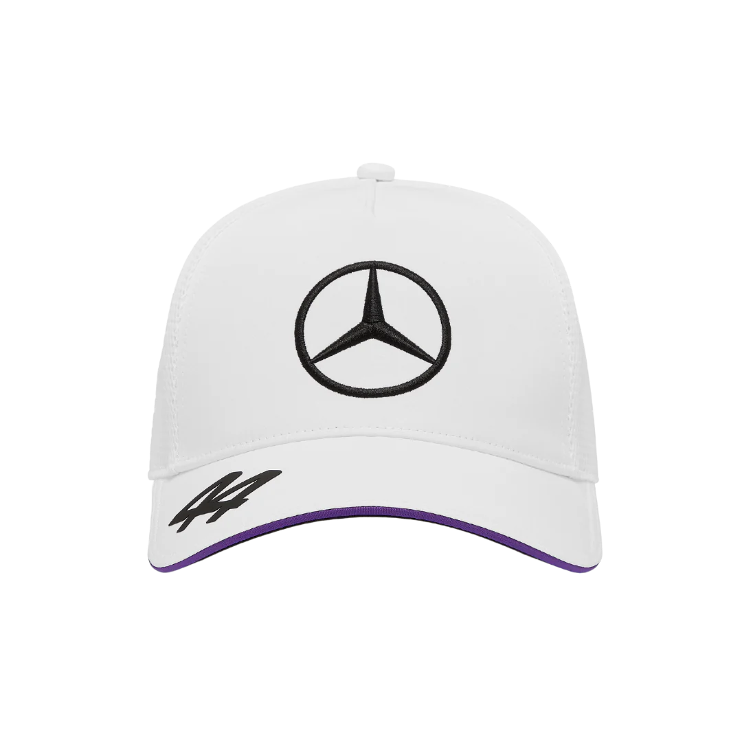 Gorra Trucker Mercedes Amg Hamilton 2024 Blanca