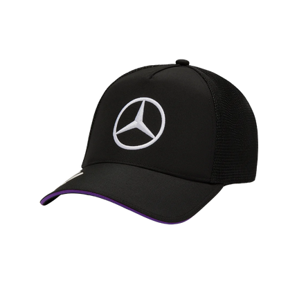 Gorra Trucker Mercedes Amg Hamilton 2024 Negra