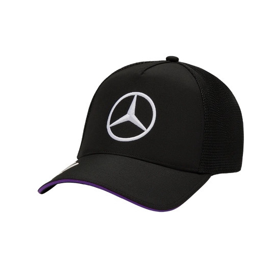 Gorra Trucker Mercedes Amg Hamilton 2024 Negra