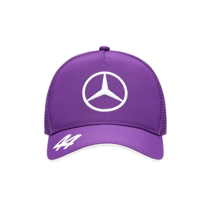 Gorra Trucker Mercedes Amg Hamilton 2024 Morada