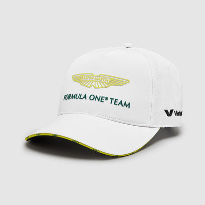 Gorra Aston Martin Blanca