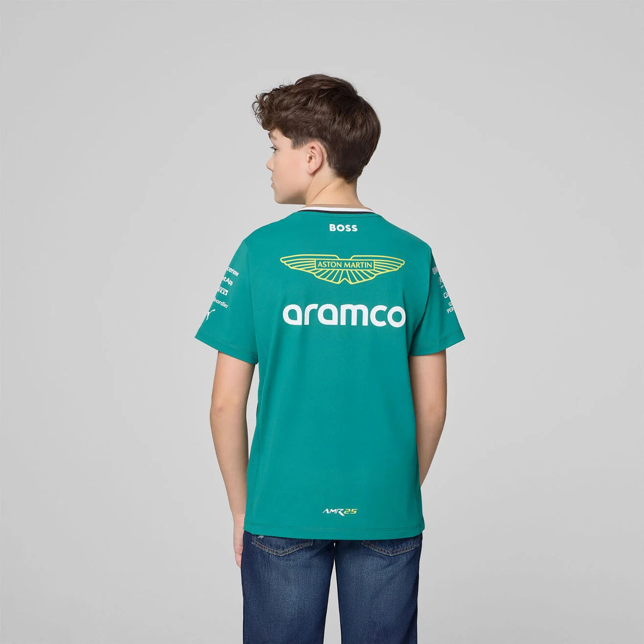 Playera Infantil Oficial Aston Martin 2025