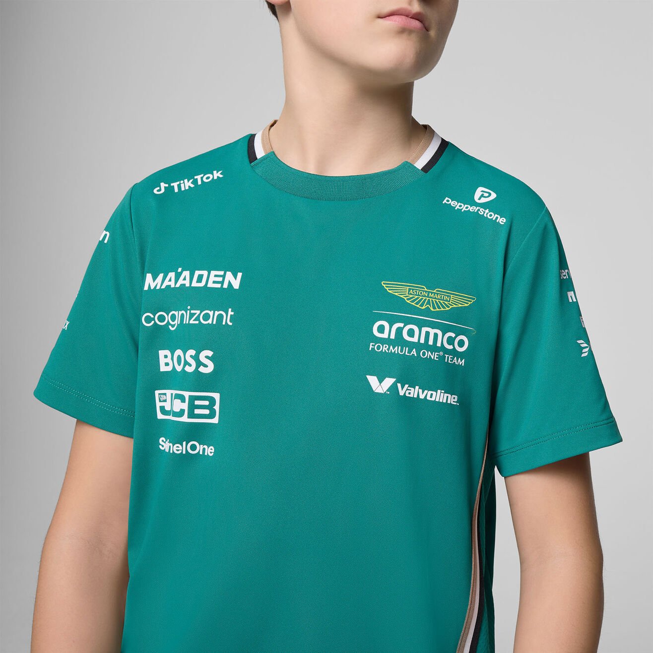 Playera Infantil Oficial Aston Martin 2025