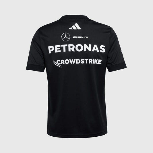 Playera de Aficionado Mercedes AMG Petronas Color Negro 2025