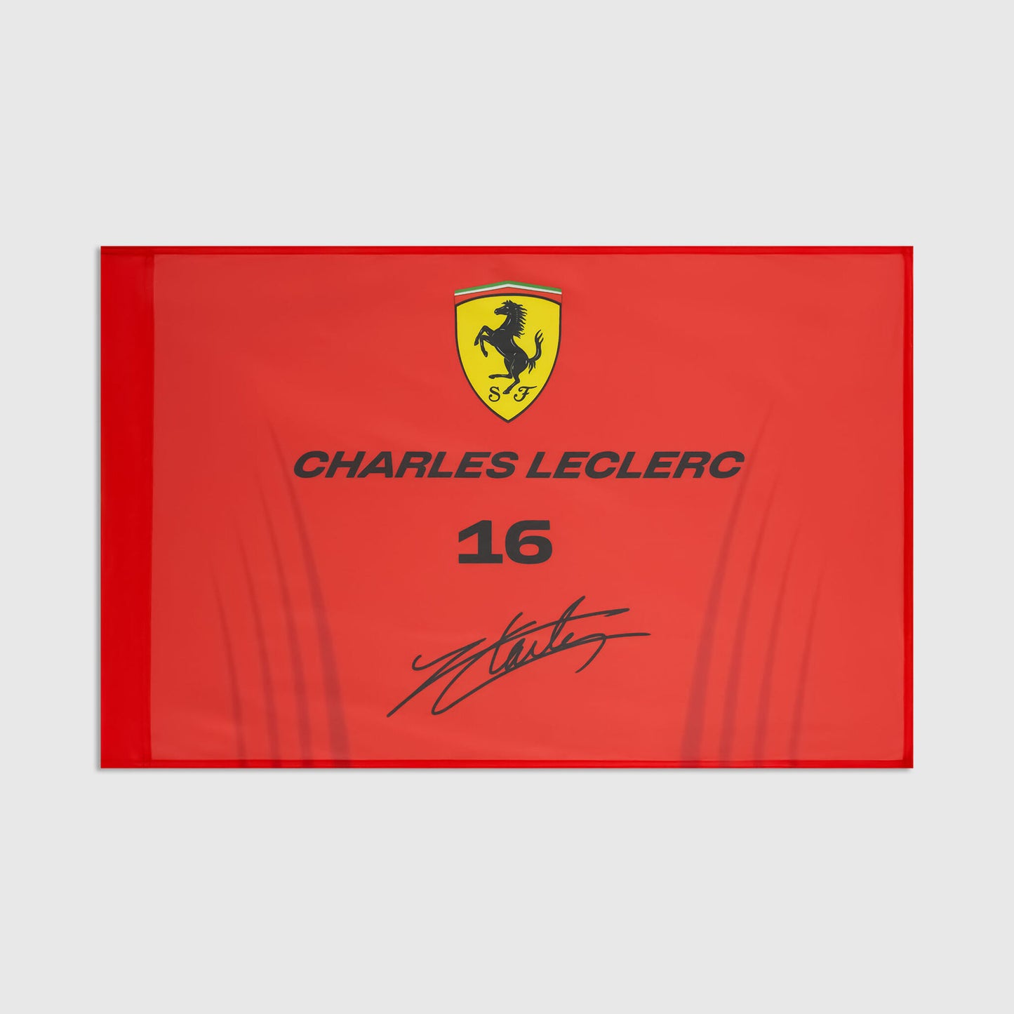 Bandera Ferrari Charles Leclerc 2026