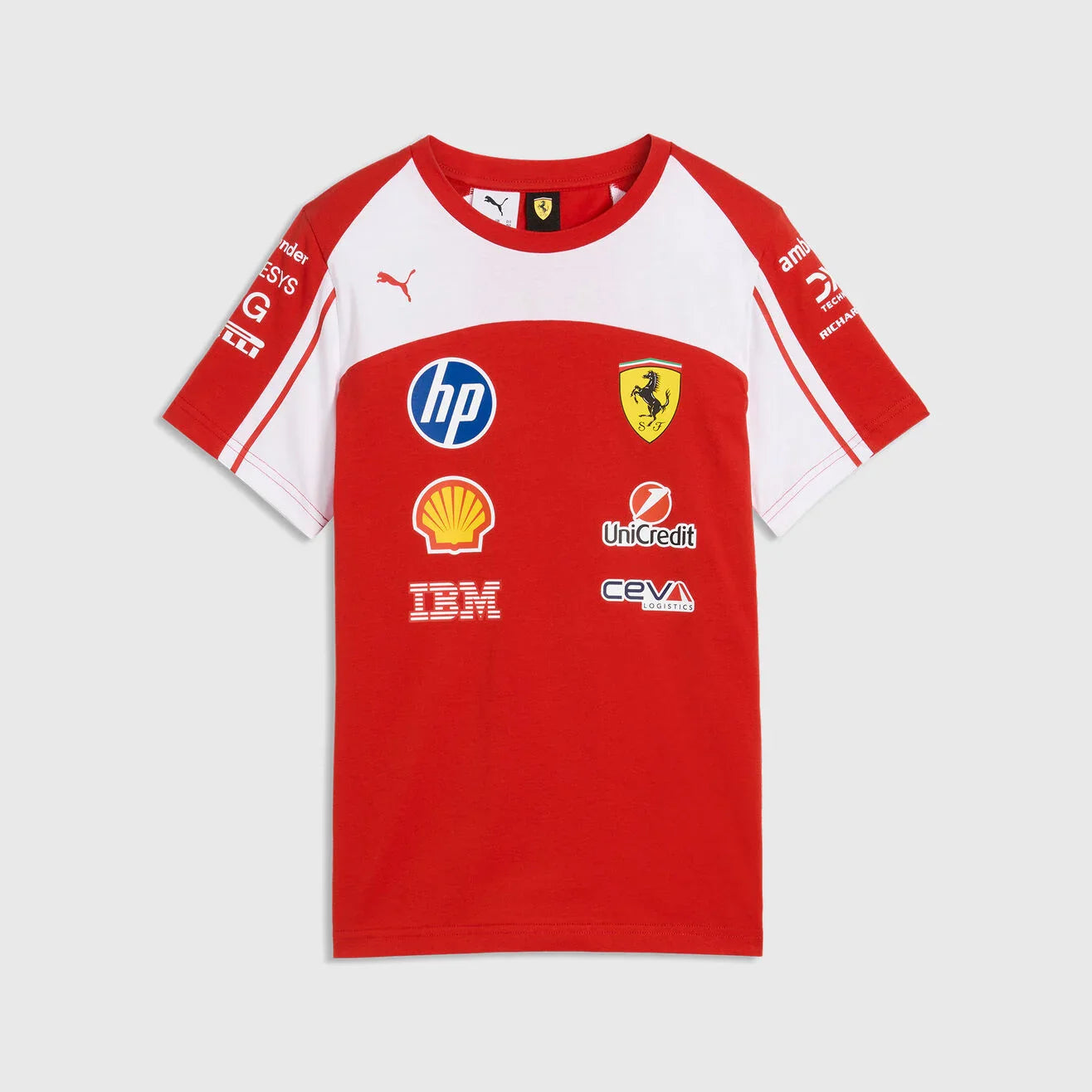Playera Infantil Oficial Ferrari 2026