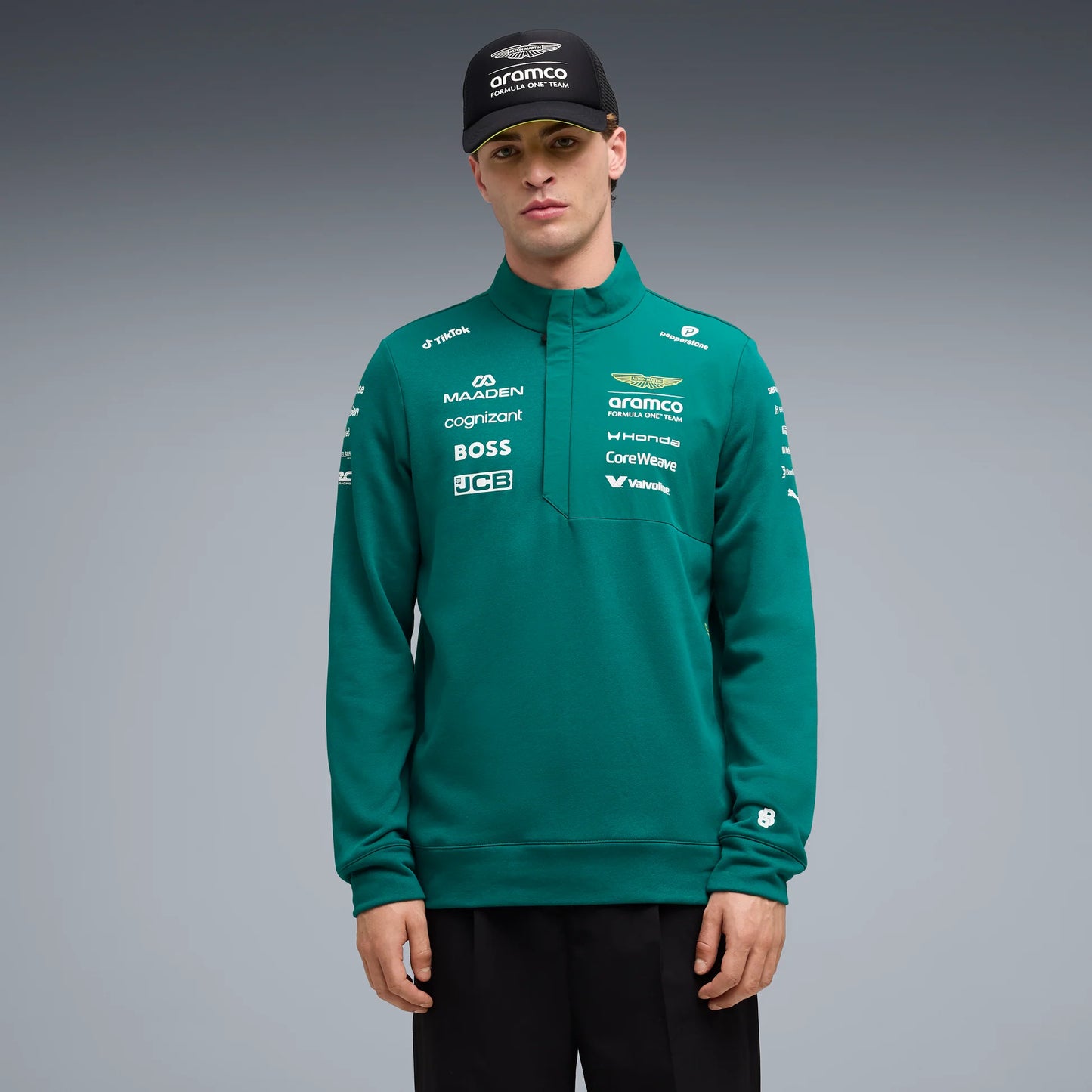 Sudadera Medio Cierre Aston Martin F1 2026