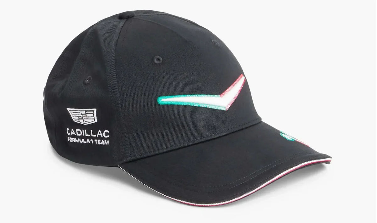Gorra Cadillac F1 Team Negra Sergio Perez GP México 2026
