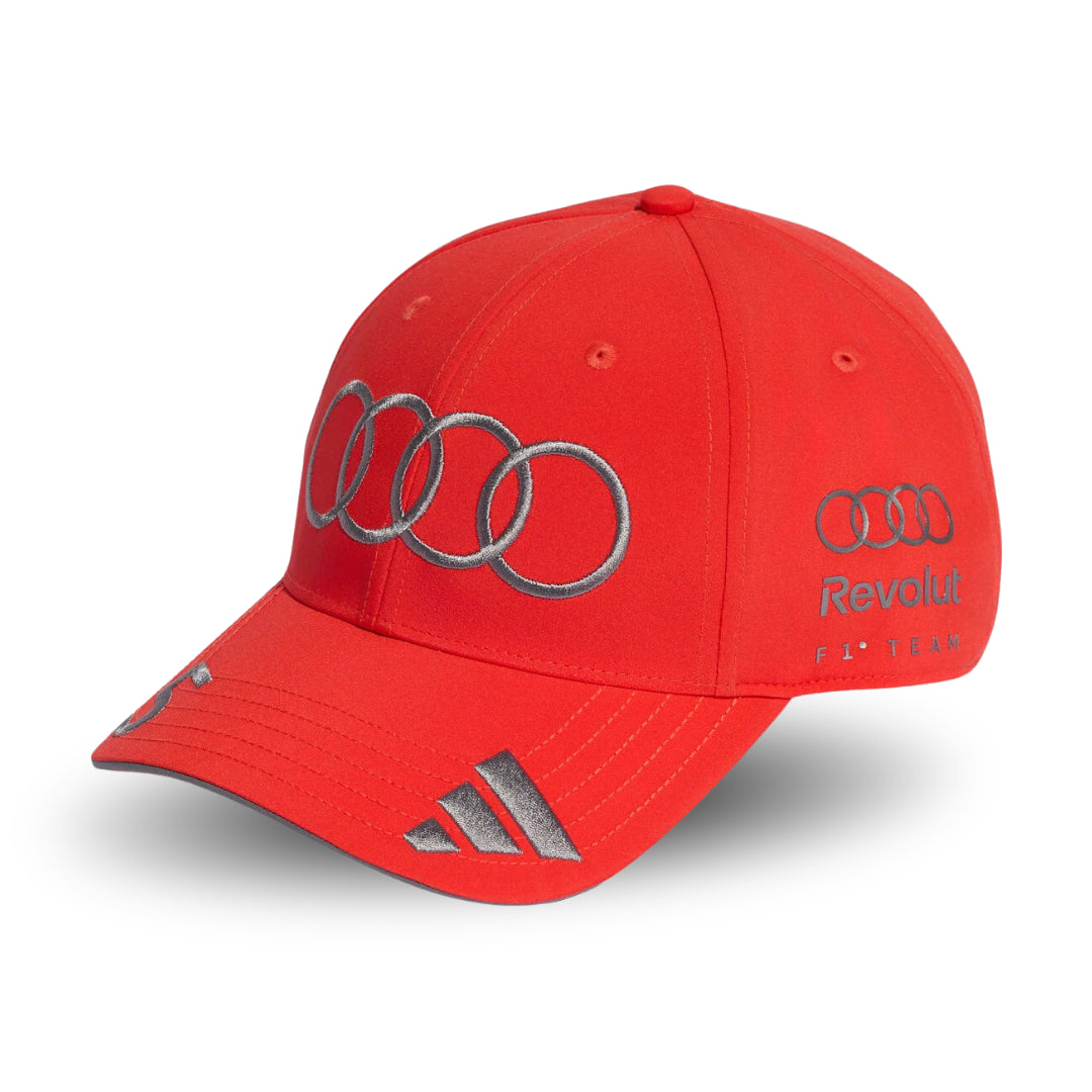 Gorra Audi Revolut Gabriel Bortoleto Rojo 2026