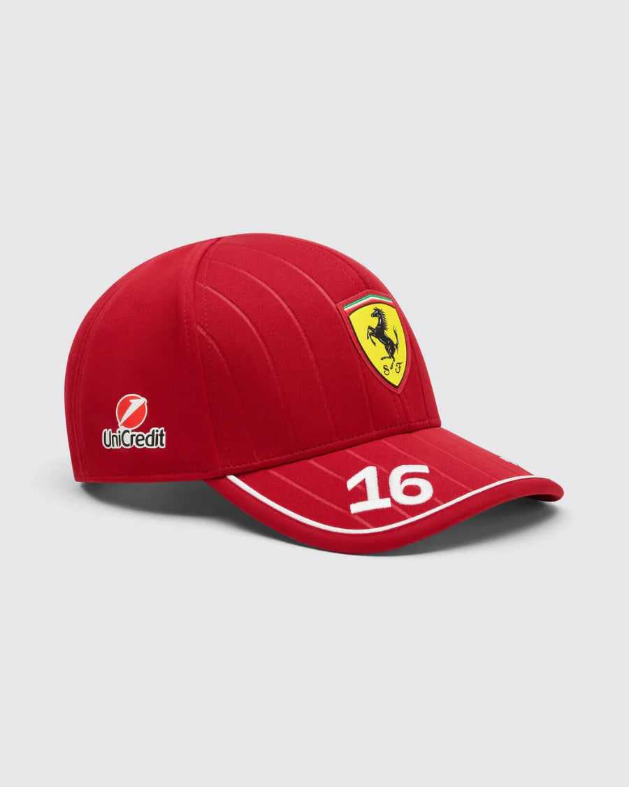 Gorra Ferrari Charles Leclerc 2025