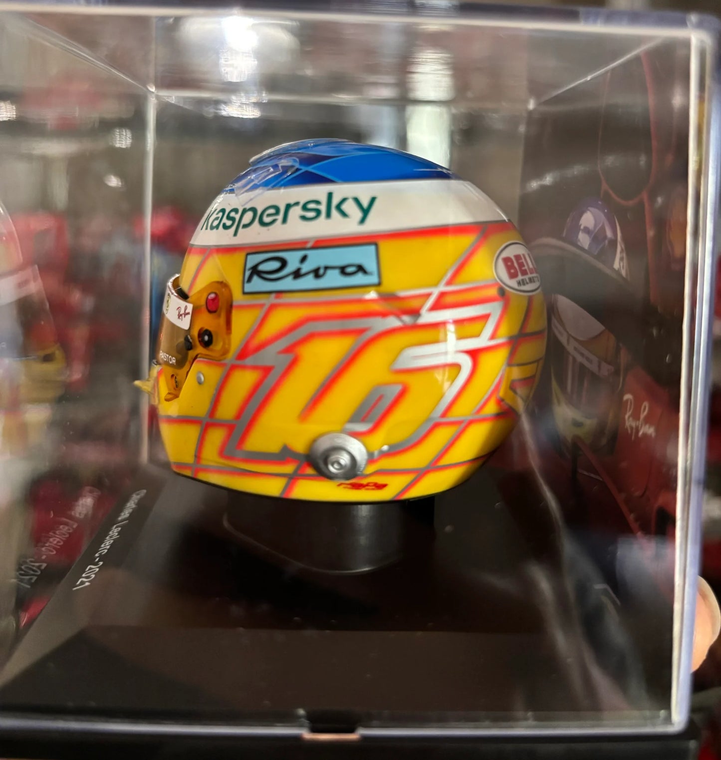 Mini Helmet Charles Leclerc 2021 Esc 1/5