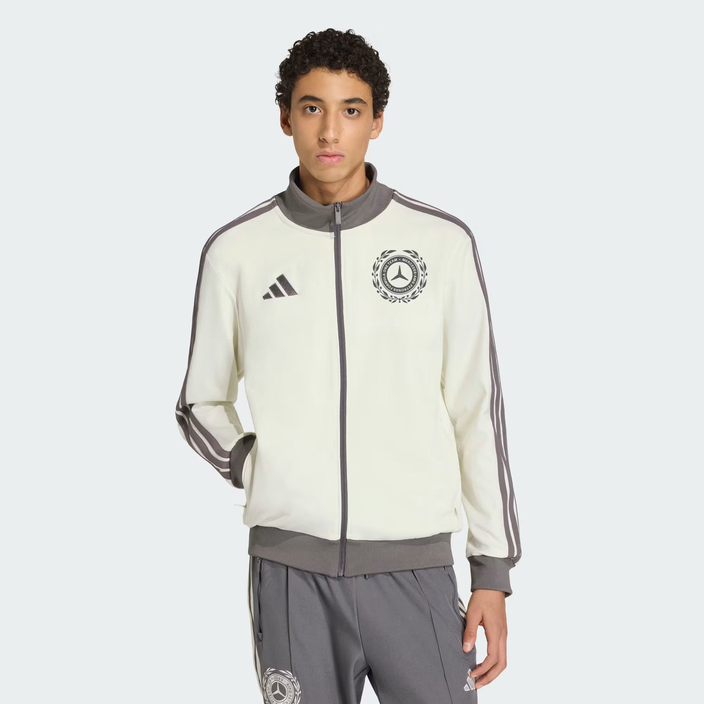 chamarra adidas mercedes ama silver arrows icon 2026