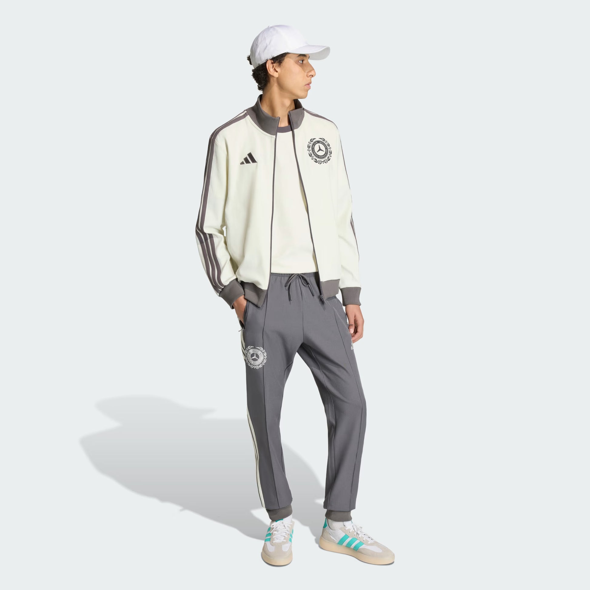 chamarra adidas mercedes ama silver arrows icon 2026